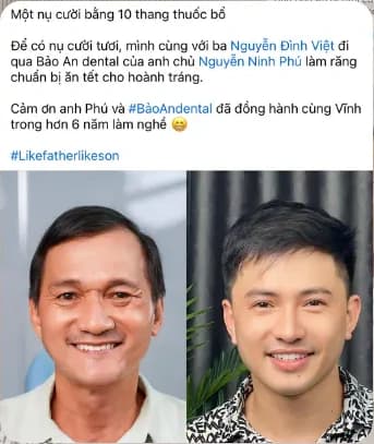 Cảm nhận khách hàng chia sẻ về Bảo An Dental