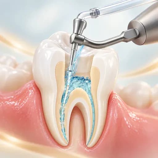 Điều trị tủy răng bằng công nghệ máy siêu âm